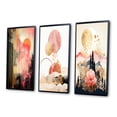 thumbnail image 3 of Designart "Pastel and Gold Boho Chic Serenity II" Modern Geometric Framed Wall Art Set Of 3 - Pink Abstract Frame Gallery Wall Set For Home Decor, 3 of 6