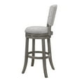 thumbnail image 5 of Home Square 2 Piece Swivel Wood Counter Stool Set in Antique Gray, 5 of 9