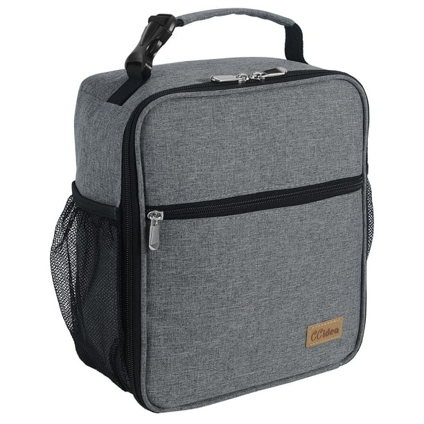 CCidea Lunch Bags for Women, insulated Lunch Box Bag,Keep Food Cold/Warm(Grey)