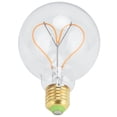 thumbnail image 1 of Bombilla, bombilla LED G95 con forma de corazón, luz decorativa de primera línea, 1 of 12