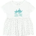 thumbnail image 3 of Inktastic My Mimi Loves Me Girls Baby Dress, 3 of 5