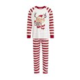 thumbnail image 1 of Faithtur Parent-Enfant Noël Nightclothes Col Rond Elk Tops Pantalon, 1 of 9