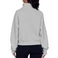 thumbnail image 6 of VV AVEORS Womens Sweatshirts Quarter Half Zip Pullover Workout Hoodies Fall Trendy Fashion 2026 Winter Fleece Jackets Sweaters With Thumb Hole Light Gray 2XL, 6 of 6