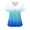 Blue, variant on QATAINLAV Scrub Tops for Women Stretch V Neck Short Sleeve Scrub Shirt Nursing Medical Working Uniform T-Shirts with Pockets on Sale Khaki L