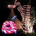 thumbnail image 4 of Guirnalda de luces solares para exteriores de 10 metros (33 pies) con 100 LED de colores pastel para bodas, patios y jardines., 4 of 5