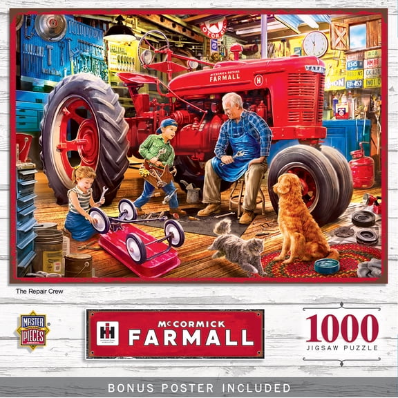 MasterPieces 1000 Piece Jigsaw Puzzle - The Repair Crew - 19.25"x26.75"