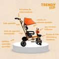thumbnail image 3 of Triciclo Star Wheels Naranja Trendy Kids, 3 of 6