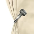 thumbnail image 3 of Siena Curtain Holdback Pair in Satin Nickel, 3 of 3