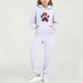 thumbnail image 1 of Cowsor Little Girls Outfits 2 Piece Toddler Long Sleeve Sweatshirt Leggings Pants Clothing Set, 1 of 6