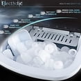 thumbnail image 4 of Encimera de máquina de hielo Electactic, máquina de hielo eficiente y fácil de llevar, máquina de hielo autolimpiable con cuchara y cesta de hielo, 9 unidades/8 minutos de 27 libras por día para el, 4 of 5