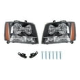 thumbnail image 2 of LABLT Headlight Assembly, Compatible Replacement for 2007-2014 Chevy Suburban Tahoe Avalanche Projector Headlamp for Driver and Passenger Side Black Housing, 2 of 6