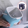 thumbnail image 1 of Kitchen Double Layer Trash Can Recycling Rubbish with Lid Wall-mounted Food Waste Baskets Recycling Rubbish Container Storage Bin Home, 1 of 6
