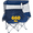 Blue - Double Camping Chair, variant on Camping Chair with Retractable Canopy Shade,Outdoor Chair with Canopy,Cup Holder,Side Pocket,Portable Folding Beach Chair with Sun Canopy for Lawn/Tailgates/Sports /Beach-Support 330 lbs