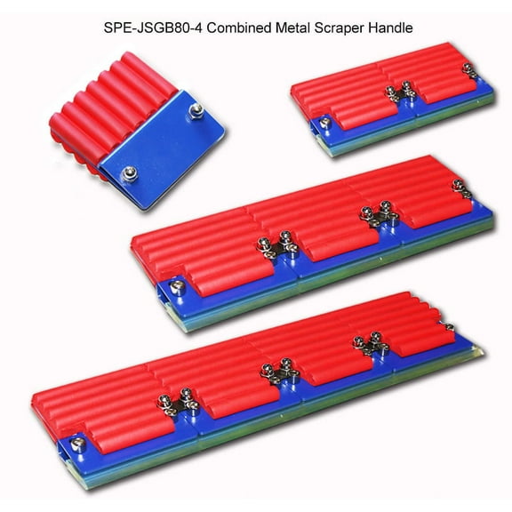 PreAsion Combined Metal Scraper Handle 13" Modular Screen Printing Squeegee Assembling Metal Scraper