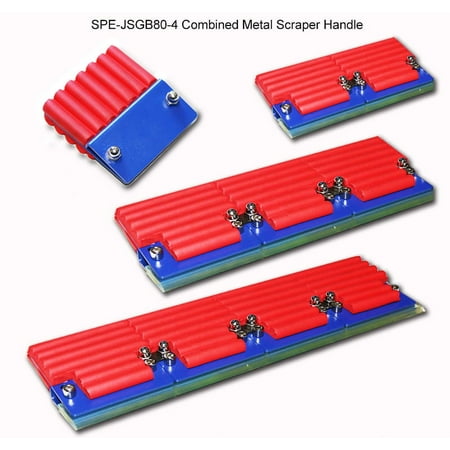 PreAsion Combined Metal Scraper Handle 13" Modular Screen Printing Squeegee Assembling Metal Scraper