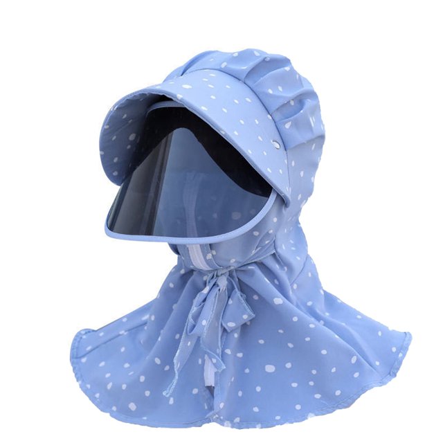 Opolski Visière Cou Couverture Protection Solaire Coton Dames Mode Chapeau de Soleil pour la Randonnée