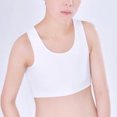 thumbnail image 4 of Sonducket Chaleco de verano para mujer, chalecos moldeadores de Color sólido, camiseta sin mangas para el pecho, camisetas sin mangas transpirables para Prendas para la parte del cuerpo Blanco S Sonducket  FS11407-01, 4 of 6