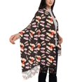 thumbnail image 4 of Fotbe Colorful bow with polka dots Print Womens Fall Winter Scarf Tassel Soft Warm Blanket Scarves Womens Shawl Wraps, 4 of 8