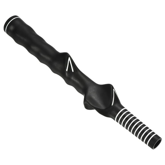 Uxcell Left Hand Teaching Practice Swing Aid Golf Club Training Grip Black