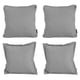 thumbnail image 1 of Set de 4 Cojines (2 Cuadrados + 2 Cuadrados Grandes) Have Gris, 1 of 7