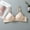 Beige, variant on Jacenvly Bras for Women No Underwire Stretchable Solid Push-Up Bra Women Bralettes Breathable Soft Comfortable Woman'S Printing Gathered Together Daily Underwear No Rims