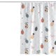 thumbnail image 1 of Juego de cortinas de ducha con purpurina de piña de verano con ganchos, coloridas frutas tropicales, linda casa de baño, decoración de bañeras, fácil cuidado, lavable, tela de poliéster duradera, 71.7 x 71.7 in JM, 1 of 5