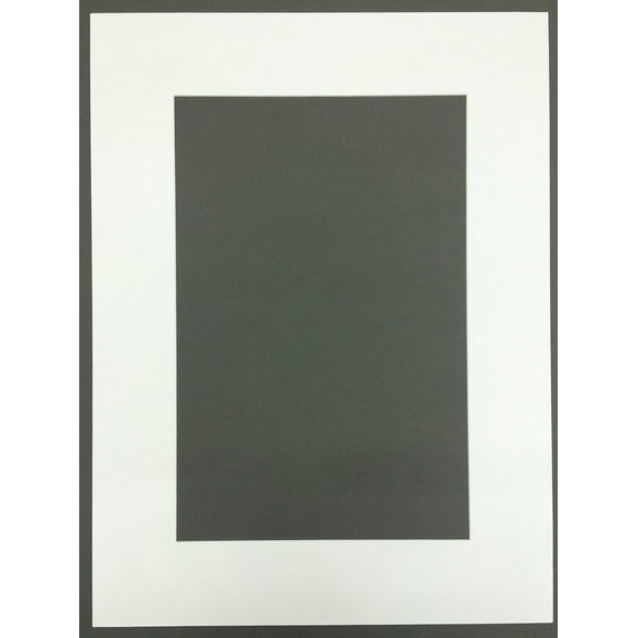 18x24 White Picture Mat with White Core Bevel Cut for 12x18 Pictures