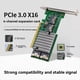 thumbnail image 2 of Tarjeta de Expansión PCIe 3.0 X16 PLX8749, Módulo Gráfico Integrado Compatible Sin División, Tarjeta de Expansión M.2 NVMe SSD U.2, 2 of 5