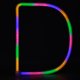thumbnail image 4 of Luz LED única en forma de D lámpara decorativa innovadora con efecto romántico regalo de San Valentín para amigos fiestas de cumpleaños infantiles ANGGREK Otros, 4 of 8