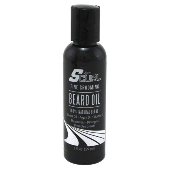 Lusters Scurl 100% Natural Fine Grooming Beard Hair Oil For Hair Growth, 2 Oz