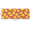 thumbnail image 7 of Yellow Lemon Fruit Dots Red Pattern Kitchen Rug Mat,Kitchen Runner Rugs Non Skid Washable,Decorative Kitchen Floor Mats for Kitchen,Sink,Laundry,17"x47.2", 7 of 7