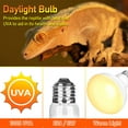 thumbnail image 5 of NEPTONION Reptile Heat Lamp 50W UV Heat Light Bulb, Basking Daylight Spot Bulb for Lizard, Tortoise, Bearded Dragon (E26,110V), 5 of 8