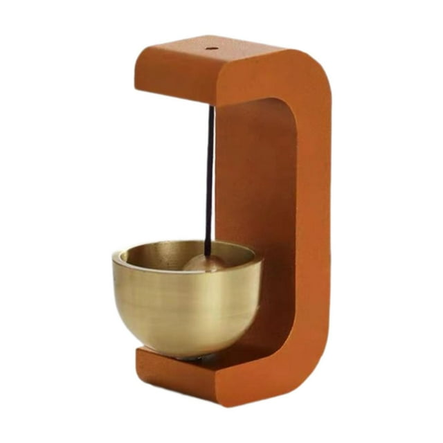 Timbre de apertura de puerta para comerciantes, decoración de puerta, pegatina para nevera, timbre de puerta de Metal fácil de instalar, timbre de Naranja