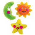 thumbnail image 1 of Jouet Souriant Jaune Étoile 7.5 Pouces, 1 of 1