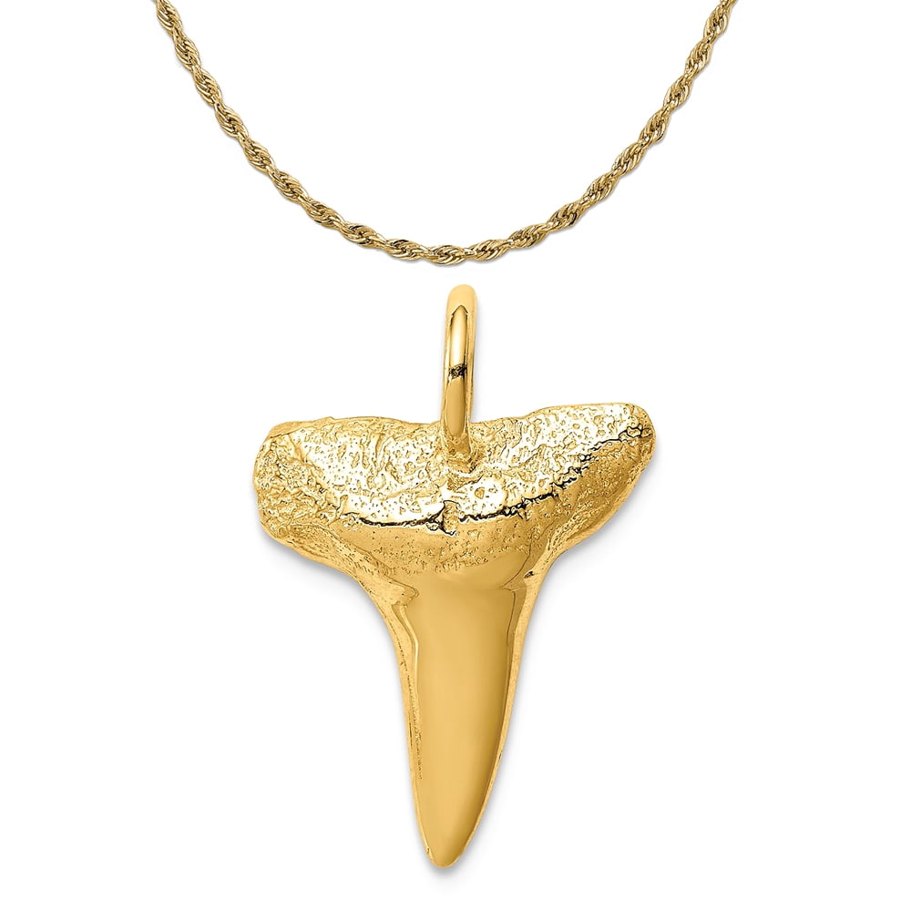Gold shark tooth necklace Clearance