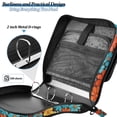 thumbnail image 4 of FORMRS Zipper Binder with Shoulder Strap 2-inch Ring 500 Sheet Capacity File Bag, Blooming Flowers, 4 of 5