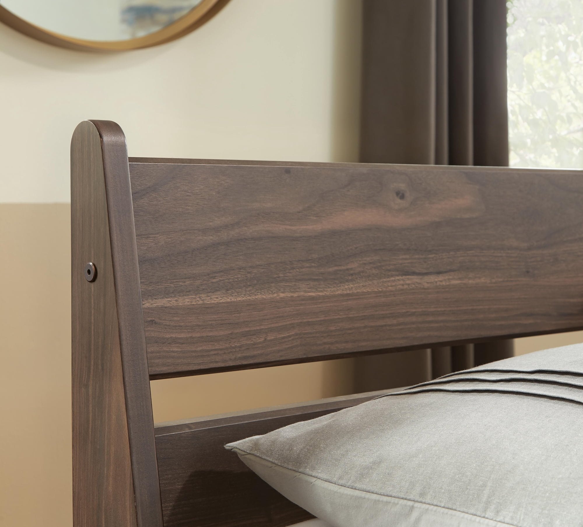 Signature Design by Ashley Casual Calverson Queen Panel Headboard  Mocha