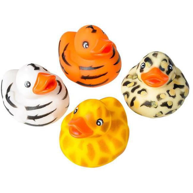 DDI 1930826 2 in. Assorted Safari Design Rubber Ducks
