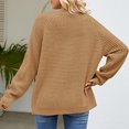 thumbnail image 4 of Abrigos de manga larga para mujer Suéter de frente abierto de punto suave Suéter de chaqueta informal cómodo Hugtrwg Para estrenar, 4 of 7