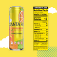 thumbnail image 5 of AriZona Santa Fe Sparkling Water with Real Fruit Juice, 11 fl oz Can, 4 Flavor Variety Pack - Lemon Citrus, Raspberry Lime, Pink Grapefruit, Orange Mango - NO Added Sugar (Pack of 12), 5 of 7