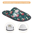 thumbnail image 3 of Fotbe Amanita Mushroom Pantuflas Peludas para Mujer con Estampado, Zapatillas de Peluche, Zapatos de Invierno para Casa, Uso Interior y Exterior-Large, 3 of 8