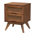 thumbnail image 4 of Baxton Studio Asami Brown Wood and Woven Rattan King Size 5-Piece Bedroom Set, 4 of 15