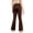 Brown, variant on YiZYiF Kids Girls Casual Flared Pants Elastic Waistband Bell Bottoms for Modern Jazz Dance