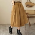 thumbnail image 6 of Cavosen High Waisted Skirts for Women Midi Skirts A Line Solid Short Skirts Trendy Date Night Club Skirt, 6 of 9