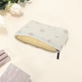 thumbnail image 3 of Unique Bargains 1 Pc Portable Embroidery Rose Makeup Bag Polyester Beige Medium, 3 of 5