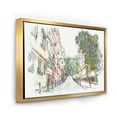 thumbnail image 4 of Traditional Street In City Istanbul 32 in x 24 in Framed Painting Canvas Art Print, by Designart, 4 of 5