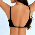thumbnail image 5 of Vetsdori Womens Front Closure Everyday Bras Wireless Bralette Soft Push up No Padding Large Bust Bras,Bras for Women, 5 of 9