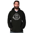 thumbnail image 3 of Funny Jaw Some Fish Skeleton Teeth Unisex Plus Fleece Graphic Hoodie Brisco Brands 2X, 3 of 6