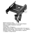 thumbnail image 7 of Mightlink Bike Phone Mount 360 Rotatable Anti-skid Shock Absorption Universal Bicycle Cell Phone Navigation Support for Riding, 7 of 7
