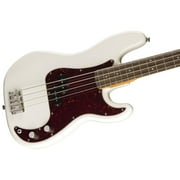 Squier Classic Vibe 60s Fretted 4-String Solid Body Bass Guitars Olympic White